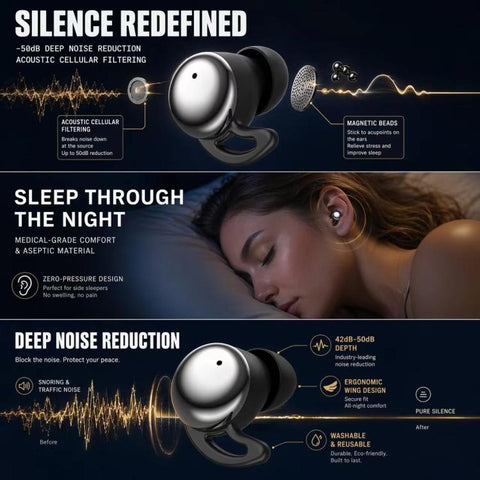 Q81 Noise Reduction Wireless Bluetooth Earphone with LED Digital Display