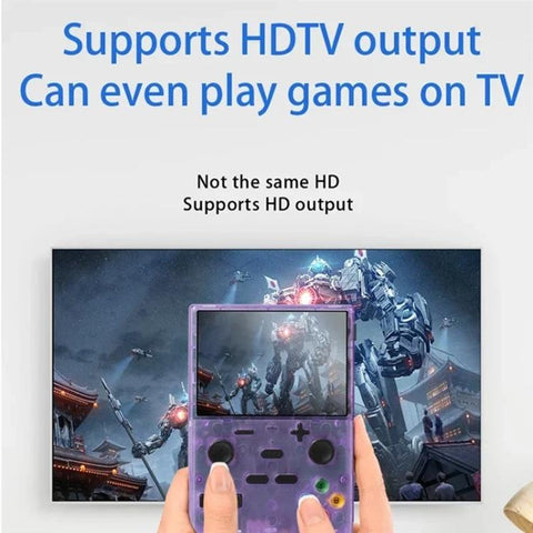 XGB35 3.5-inch IPS HD Handheld Retro Game Console Supports 10 Emulators, 8G, 8G+64G