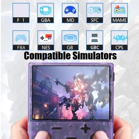 XGB35 3.5-inch IPS HD Handheld Retro Game Console Supports 10 Emulators, 8G, 8G+64G