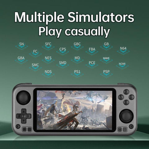 RG3566 5-inch IPS HD Touch Screen Android OS Open Source Handheld Game Console, 64G