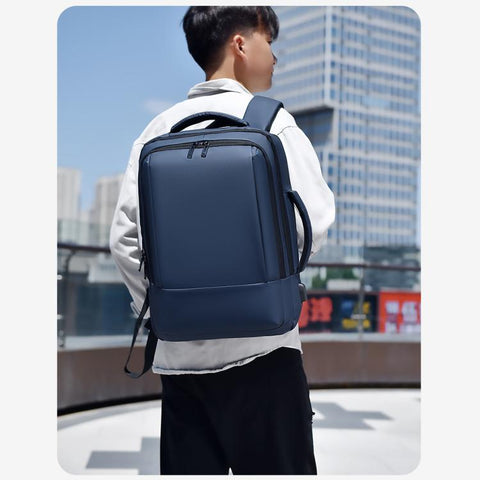 OUMANTU 2103B Large Capacity Waterproof Business Laptop Backpack