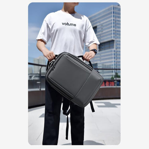 OUMANTU 2103B Large Capacity Waterproof Business Laptop Backpack