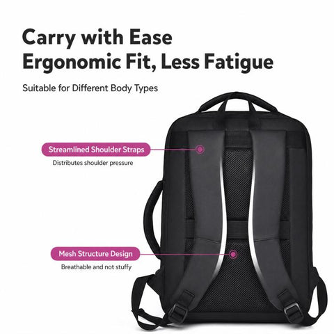 OUMANTU 2103B Large Capacity Waterproof Business Laptop Backpack