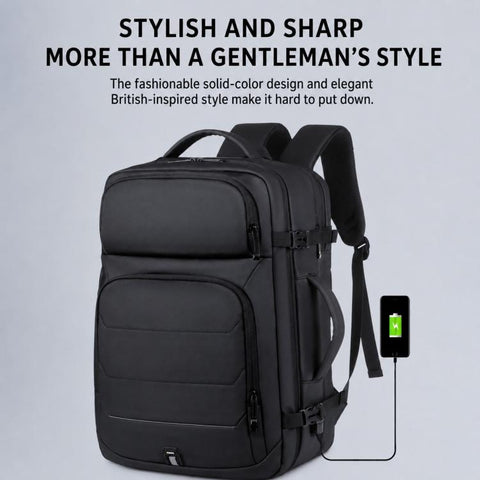 OUMANTU 2201 Large Capacity Men Business Waterproof Backpack