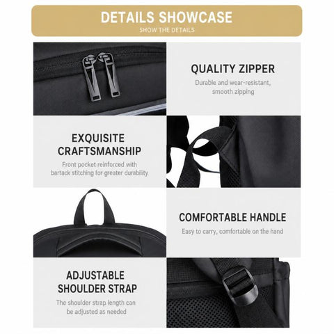 OUMANTU 2215 Large Capacity Waterproof Oxford Cloth Backpack