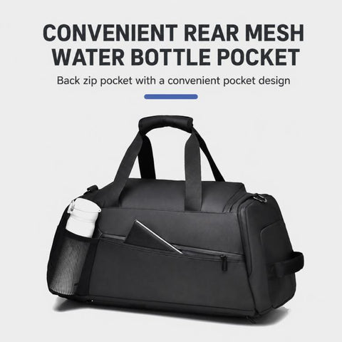 OUMANTU 4005 Large Capacity Wet and Dry Separation Fitness Crossbody Bag