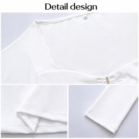Long Sleeve Sexy Y2K Form-Fitting Slim Knitted T-shirt Top, L, XL, XS, S, M