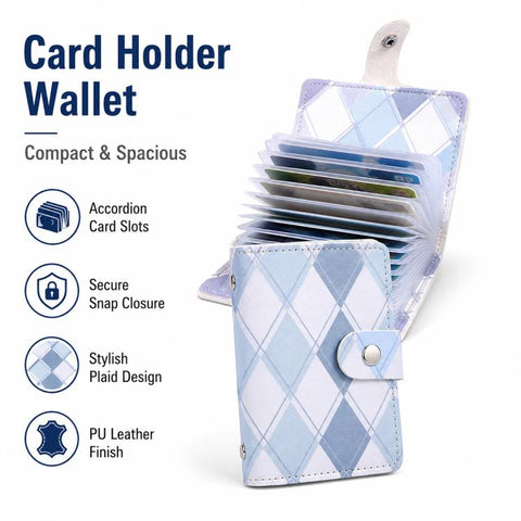 Multifunctional Large Capacity PU Leather Card Bag Short Wallet