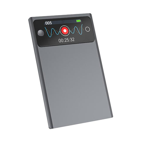 A3P 1.47-inch Display Ultra-thin AI Smart Voice Recorder Support AIREC-APP, 8GB, 16GB, 32GB, 64GB, 128GB, 256GB