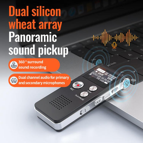 X1 Classic Professional Noise-Canceling Voice Recorder, 8GB, 16GB, 32GB, 64GB, 128GB