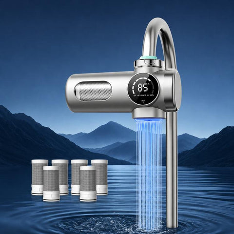 Detachable Washable Smart Water Purifier Faucet with Filter Cartridge, 1 Device + 1 Chip, 1 Device + 2 Chips, 1 Device + 4 Chips, 1 Device + 6 Chips, 1 Device + 8 Chips