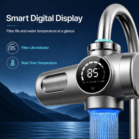 Detachable Washable Smart Water Purifier Faucet with Filter Cartridge, 1 Device + 1 Chip, 1 Device + 2 Chips, 1 Device + 4 Chips, 1 Device + 6 Chips, 1 Device + 8 Chips