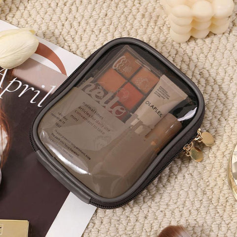 Portable High-Transparency Makeup Bag Mini Storage Bag, 15 x 12 x 4cm