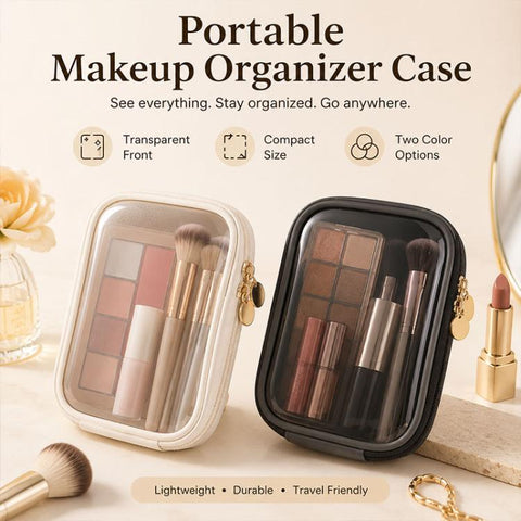 Portable High-Transparency Makeup Bag Mini Storage Bag, 15 x 12 x 4cm