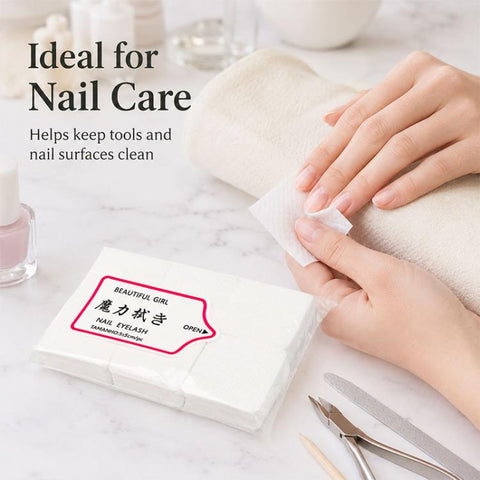Non Woven Manicure Cleaning Pads Disposable Nail Polish Remover Pads
