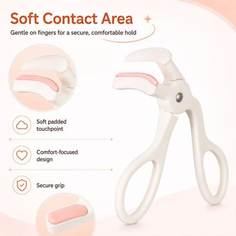 2pcs/Pack Portable Eyelash Curler, Wide Angle and Precision Combo Set