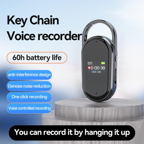 S29 0.42-inch TFT Display Portable Keychain Voice Recorder, 4GB, 8GB, 16GB, 32GB, 64GB, 128GB, 256GB