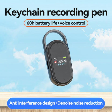 S29 0.42-inch TFT Display Portable Keychain Voice Recorder, 4GB, 8GB, 16GB, 32GB, 64GB, 128GB, 256GB