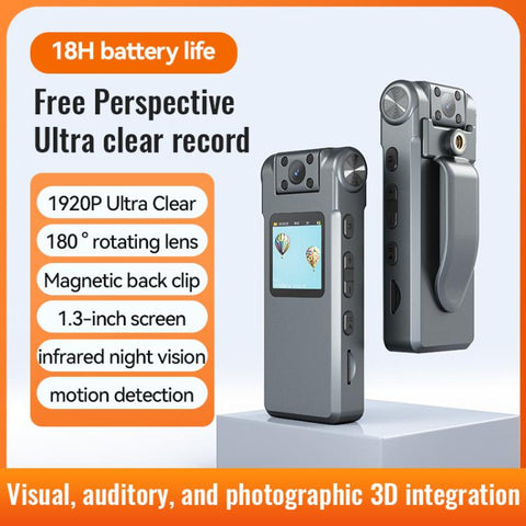 V28 1.3-inch TFT Display Portable HD Camera & Voice Recorder, No Card, 4GB, 8GB, 16GB, 32GB, 64GB, 128GB, 256GB