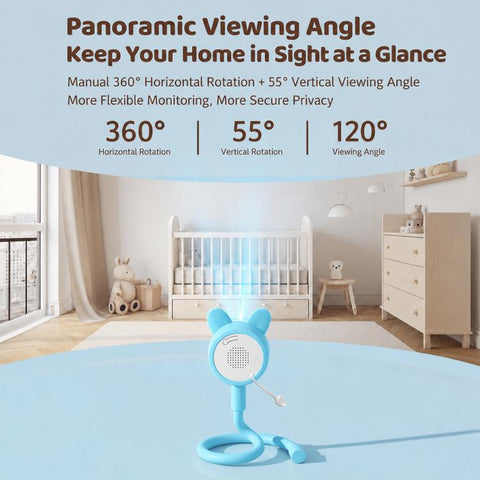 C11 2MP Wireless Wi-Fi Baby Monitor Care Camera, EU Plug, AU Plug, US Plug, UK Plug