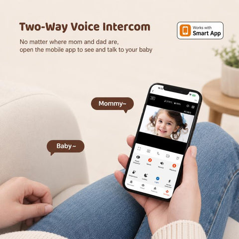 C11 2MP Wireless Wi-Fi Baby Monitor Care Camera, EU Plug, AU Plug, US Plug, UK Plug