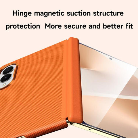 SULADA Kevlar Grid Patterned Skin Feel Magnetic Phone Case, For Galaxy Z Fold8 5G, For Galaxy Z Fold8 Ultra 5G, For Galaxy Z Fold7 5G