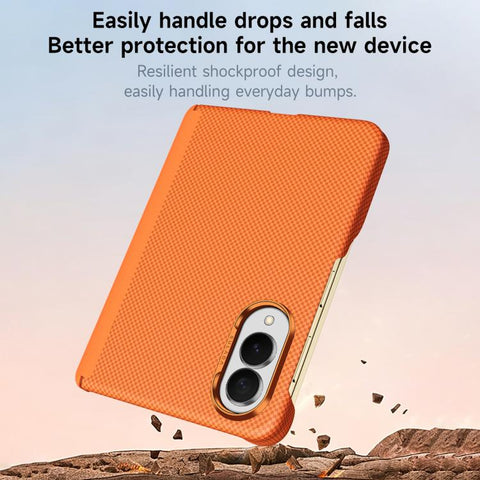 SULADA Kevlar Grid Patterned Skin Feel Magnetic Phone Case, For Galaxy Z Fold8 5G, For Galaxy Z Fold8 Ultra 5G, For Galaxy Z Fold7 5G