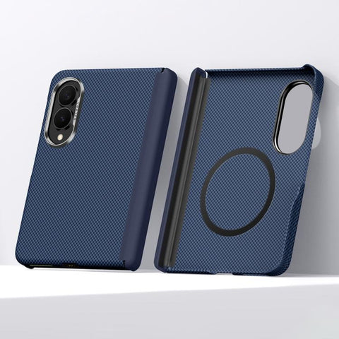 SULADA Kevlar Grid Patterned Skin Feel Magnetic Phone Case, For Galaxy Z Fold8 5G, For Galaxy Z Fold8 Ultra 5G, For Galaxy Z Fold7 5G
