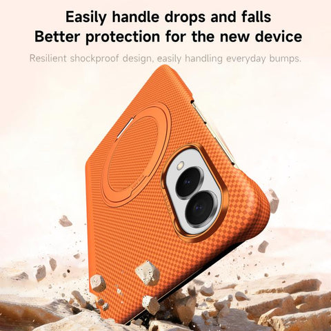 SULADA Kevlar Grid Patterned Skin Feel Rotation Magnetic Holder Phone Case, For Galaxy Z Fold8 5G, For Galaxy Z Fold8 Ultra 5G, For Galaxy Z Fold7 5G