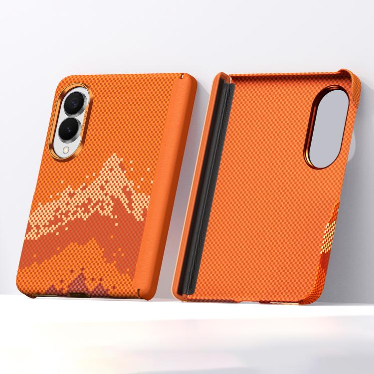 SULADA Kevlar Pixel Grid Texture Skin Feel Phone Case, For Galaxy Z Fold8 5G, For Galaxy Z Fold8 Ultra 5G, For Galaxy Z Fold7 5G