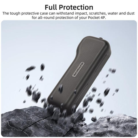 Sunnylife Gimbal Camera Protector with Lanyard Shock-proof Protective Cover Storage Box, For DJI Osmo Pocket 4P