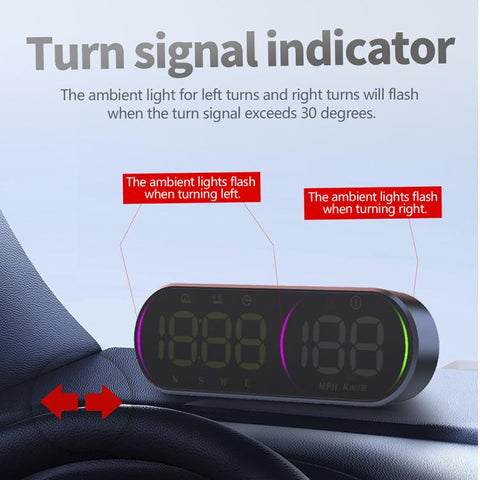G26 Car GPS Display Head-Up Display Speedometer with Suction Cup Holder, G26