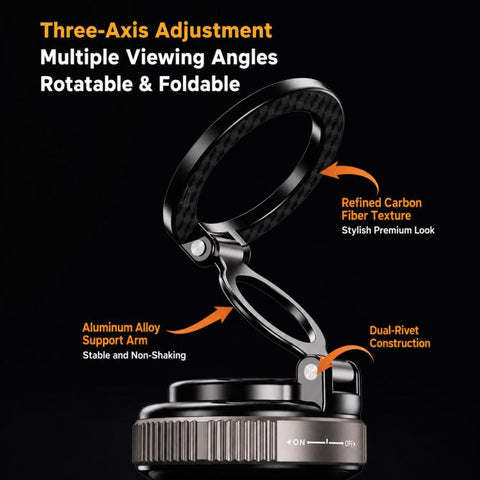 H28 360-Degree Rotating Foldable Car Phone Holder