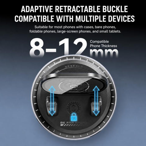 D5 Vacuum Suction Rotating Base Car Center Console Phone Mount