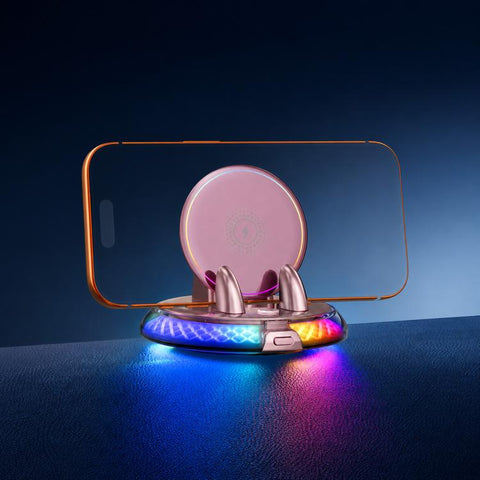 D9 Self-adhesive Rotating Base Car Wireless Charging Phone Holder