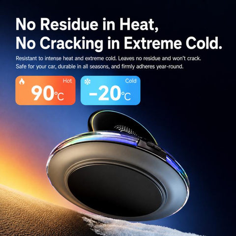 D9 Self-adhesive Rotating Base Car Wireless Charging Phone Holder