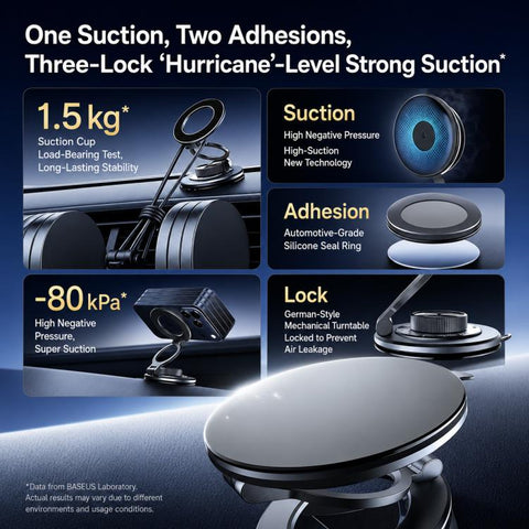 P7 360-Degree Rotating Ring Carbon Fiber Texture Alloy Magnetic Phone Holder