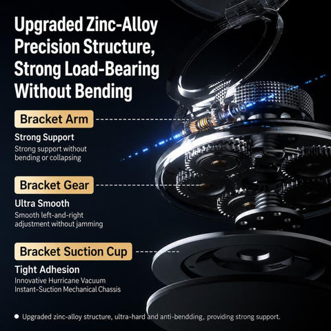 P7 360-Degree Rotating Ring Carbon Fiber Texture Alloy Magnetic Phone Holder