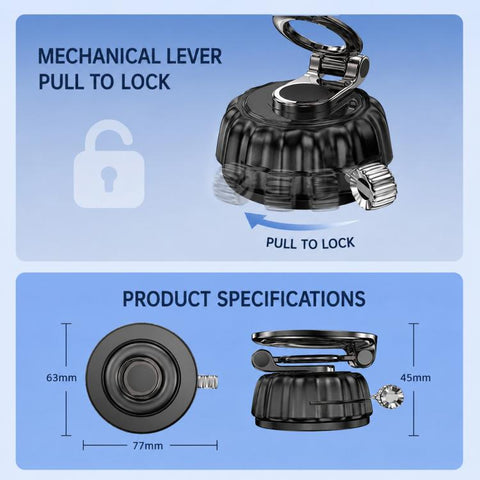 S21 Vacuum Suction Cup Magnetic Car Phone Holder Universal Car Navigation Mount