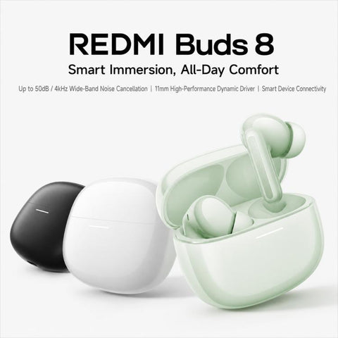 Original Xiaomi REDMI Buds 8 In-Ear Smart Noise Reduction Bluetooth Earphone