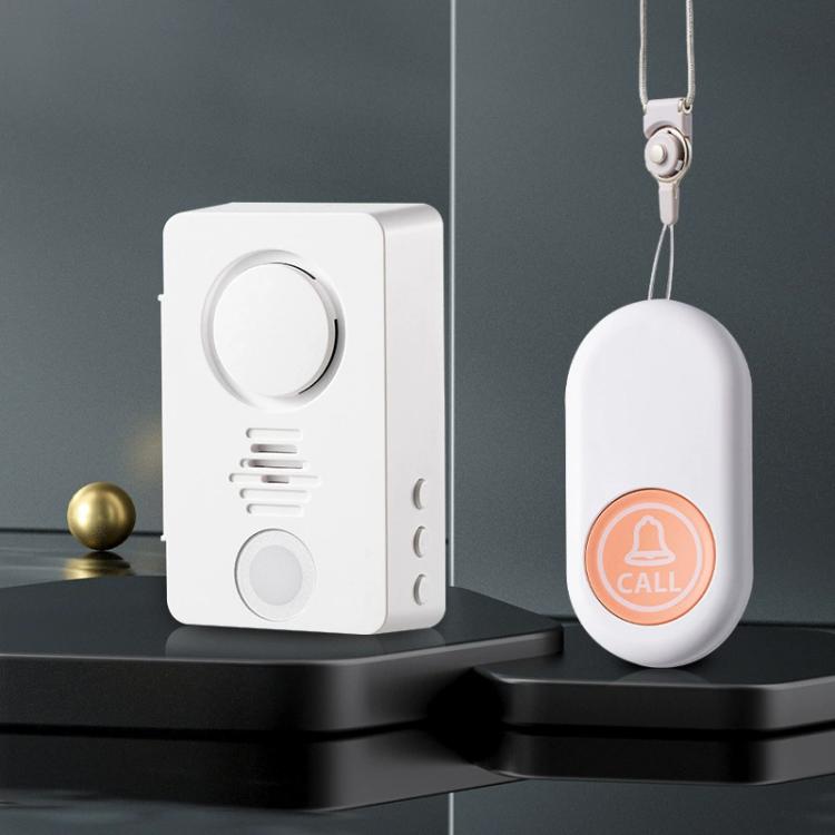 XY-805 Adjustable Volume Wireless Waterproof Doorbell Elderly Call Device, 1 Transmitter + 1 Receiver, 1 Transmitter + 2 Receiver, 2 Transmitter + 1 Receiver