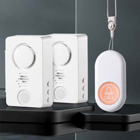 XY-805 Adjustable Volume Wireless Waterproof Doorbell Elderly Call Device, 1 Transmitter + 1 Receiver, 1 Transmitter + 2 Receiver, 2 Transmitter + 1 Receiver
