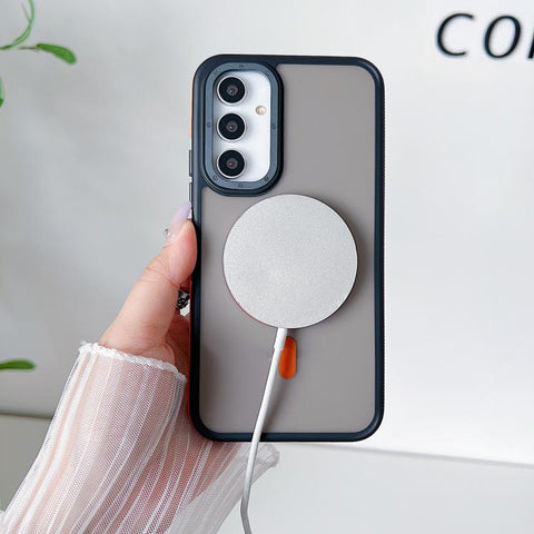 Dual Color Skin Feel Magnetic Phone Case, For Galaxy A55 5G, For Galaxy S23 Ultra 5G