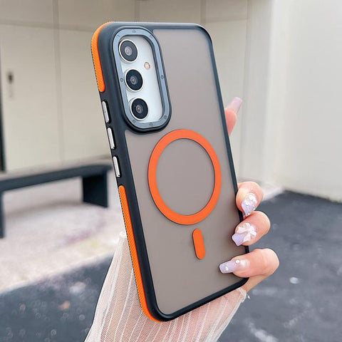 Dual Color Skin Feel Magnetic Phone Case, For Galaxy A55 5G, For Galaxy S23 Ultra 5G