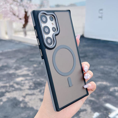 Dual Color Skin Feel Magnetic Phone Case, For Galaxy A55 5G, For Galaxy S23 Ultra 5G