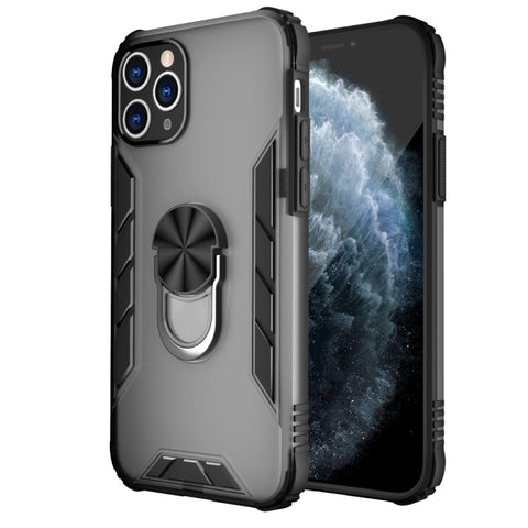 Magnetic Frosted PC + Matte TPU Shockproof Case with Ring Holder, For iPhone 11 Pro, For iPhone 11, For iPhone 11 Pro Max, For iPhone XS / X, For iPhone XS Max, For iPhone XR, For Samsung Galaxy Note20, For Samsung Galaxy Note20 Ultra