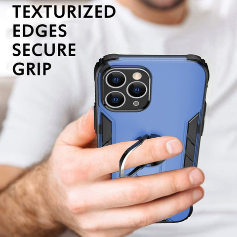 Magnetic Frosted PC + Matte TPU Shockproof Case with Ring Holder, For iPhone 11 Pro, For iPhone 11, For iPhone 11 Pro Max, For iPhone XS / X, For iPhone XS Max, For iPhone XR, For Samsung Galaxy Note20, For Samsung Galaxy Note20 Ultra