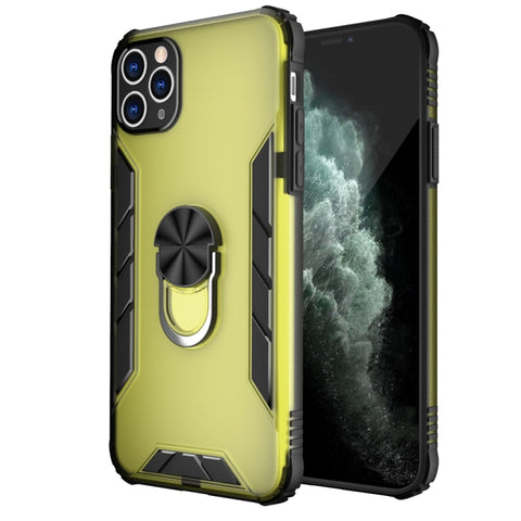 Magnetic Frosted PC + Matte TPU Shockproof Case with Ring Holder, For iPhone 11 Pro, For iPhone 11, For iPhone 11 Pro Max, For iPhone XS / X, For iPhone XS Max, For iPhone XR, For Samsung Galaxy Note20, For Samsung Galaxy Note20 Ultra