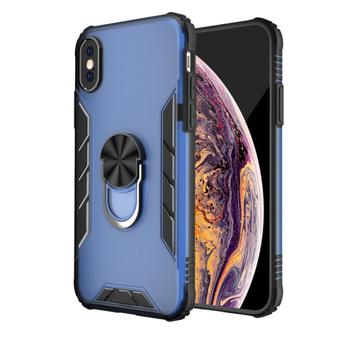 Magnetic Frosted PC + Matte TPU Shockproof Case with Ring Holder, For iPhone 11 Pro, For iPhone 11, For iPhone 11 Pro Max, For iPhone XS / X, For iPhone XS Max, For iPhone XR, For Samsung Galaxy Note20, For Samsung Galaxy Note20 Ultra