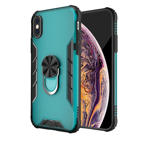 Magnetic Frosted PC + Matte TPU Shockproof Case with Ring Holder, For iPhone 11 Pro, For iPhone 11, For iPhone 11 Pro Max, For iPhone XS / X, For iPhone XS Max, For iPhone XR, For Samsung Galaxy Note20, For Samsung Galaxy Note20 Ultra